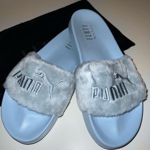 Rihanna Fenty Puma Slides with Fenty Bag
